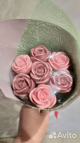 Шоколадный букет из роз