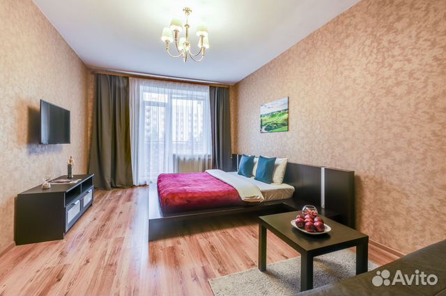

1-к. квартира, 45 м², 2 кровати