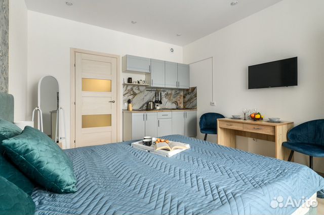 

Квартира-студия, 28 м², 2 кровати