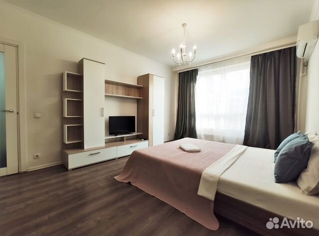 

Квартира-студия, 34 м², 1 кровать