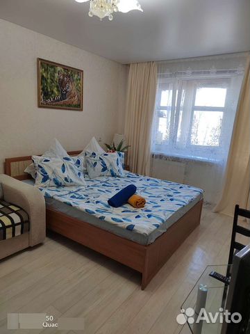 

1-к. квартира, 38 м², 2 кровати