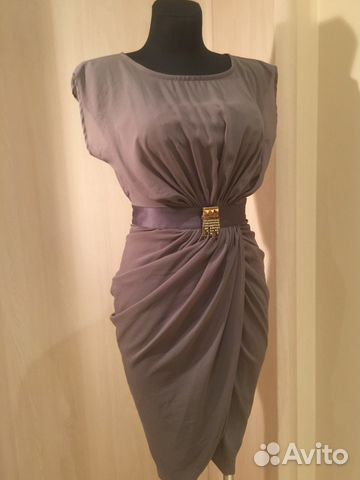 Роскошное новое дымчатое платье Elisabetta Franchi