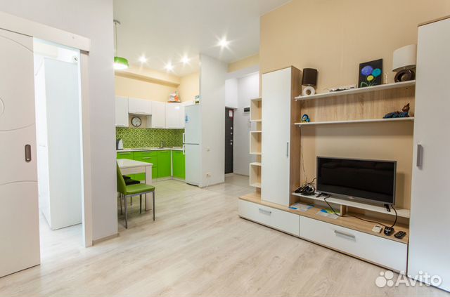 

1-к. квартира, 40 м², 2 кровати