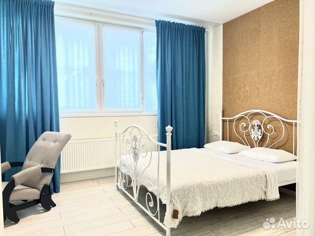 

1-к. квартира, 38 м², 2 кровати