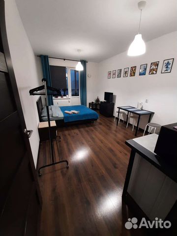 

Квартира-студия, 30 м², 1 кровать