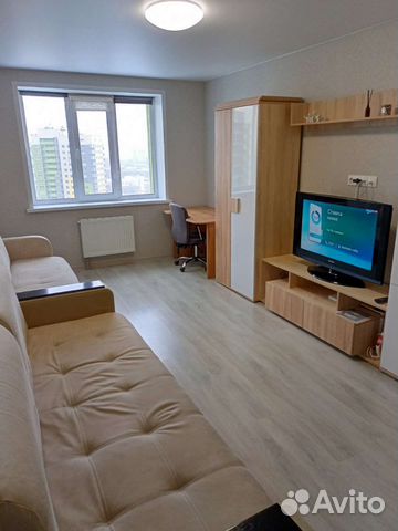 

1-к. квартира, 42 м², 2 кровати