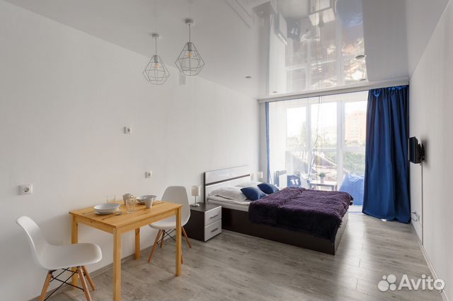 

Квартира-студия, 30 м², 1 кровать