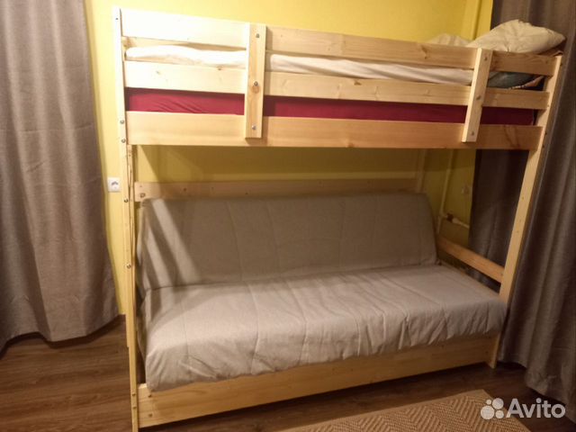 

1-к. квартира, 30 м², 4 кровати