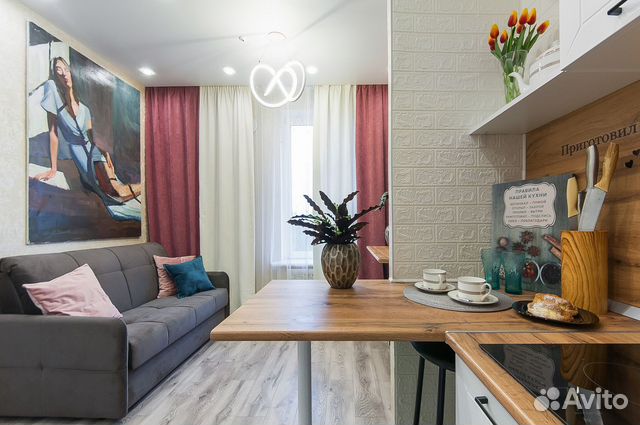 

1-к. квартира, 34 м², 1 кровать