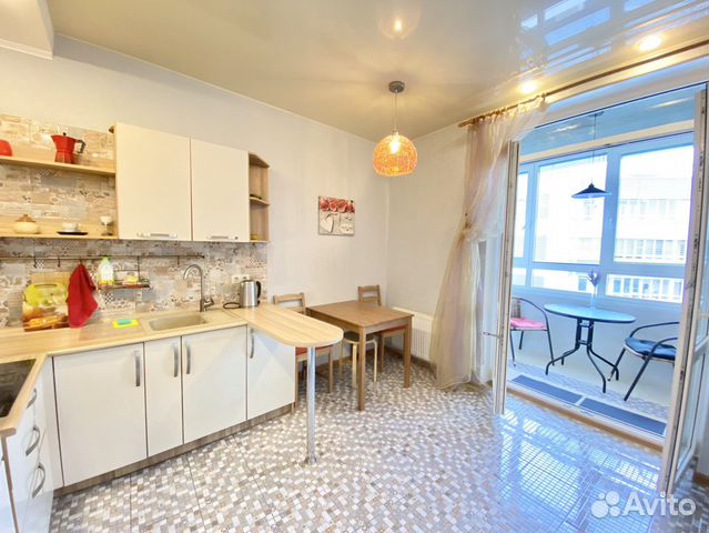

1-к. квартира, 37 м², 2 кровати