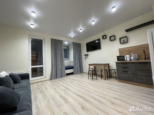 

Квартира-студия, 33 м², 2 кровати