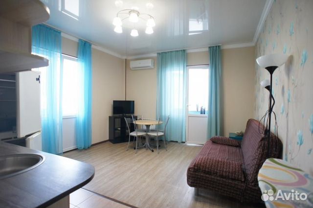 

Квартира-студия, 37 м², 2 кровати