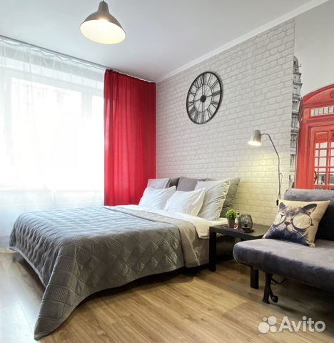 

Квартира-студия, 29 м², 2 кровати