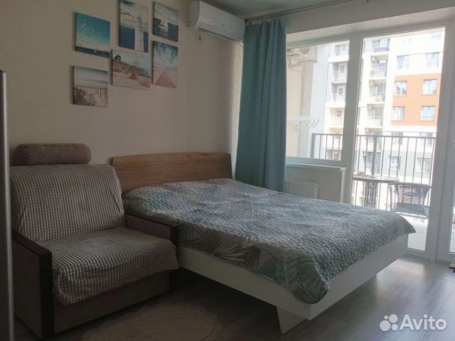 

Квартира-студия, 24 м², 2 кровати