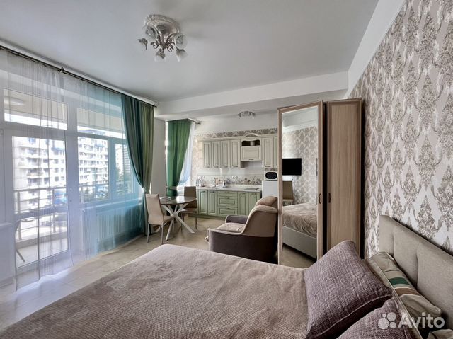 

Квартира-студия, 40 м², 1 кровать