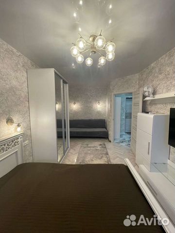 

1-к. квартира, 38 м², 3 кровати