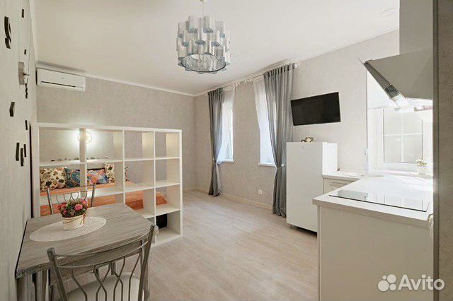 

Квартира-студия, 28 м², 2 кровати