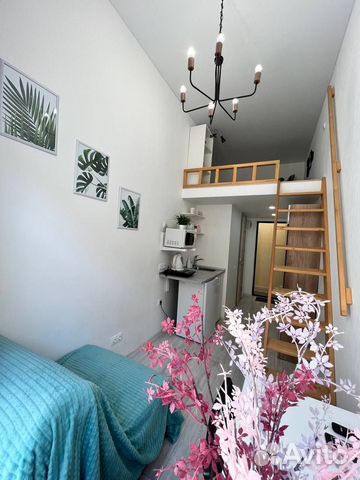 

Квартира-студия, 14 м², 2 кровати