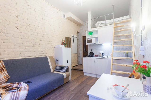 

Квартира-студия, 14 м², 2 кровати