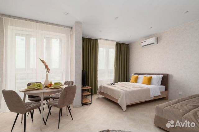 

Квартира-студия, 32,5 м², 2 кровати