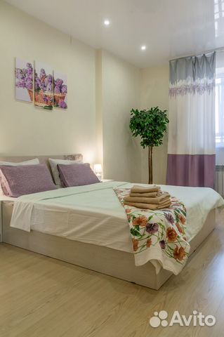 

1-к. квартира, 43 м², 2 кровати