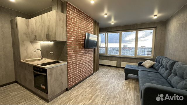 

Квартира-студия, 35 м², 2 кровати