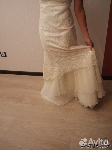 Свадебное платье нимфа-гофре салона моды Belfaso