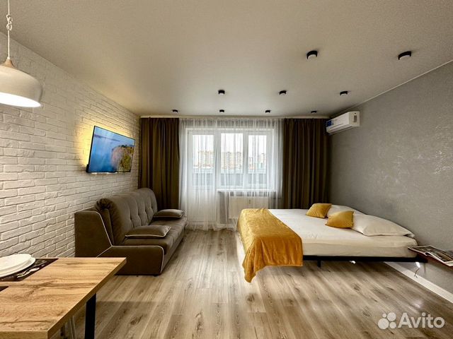 

Квартира-студия, 35 м², 2 кровати