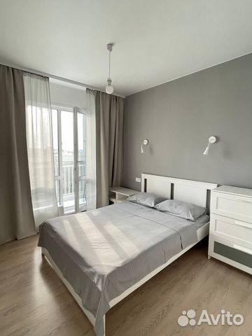 

1-к. квартира, 42 м², 2 кровати