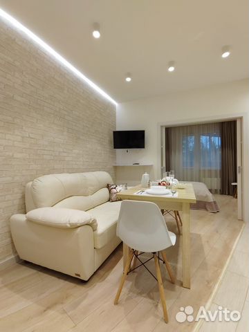

Квартира-студия, 46 м², 2 кровати