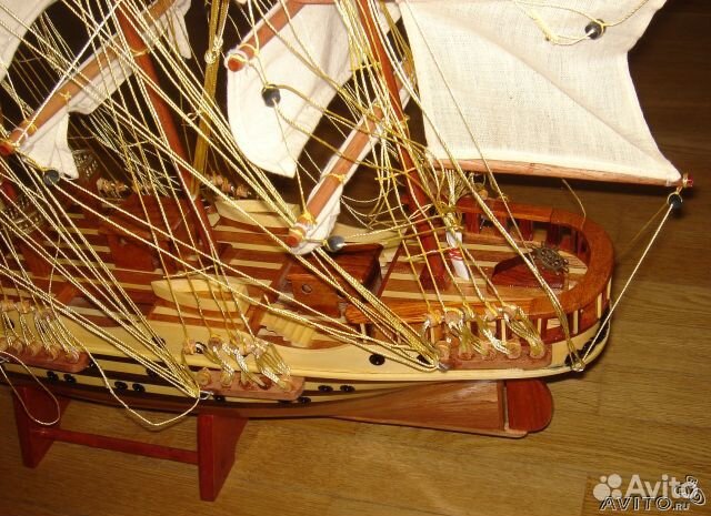 Модель парусника, 80 см