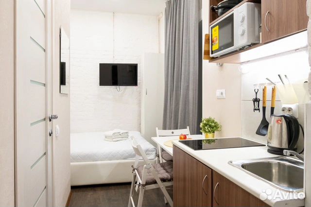 

Квартира-студия, 12 м², 1 кровать