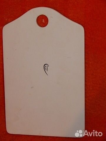 Сырная доска. Фарфор. Новая. 15 на 24 см