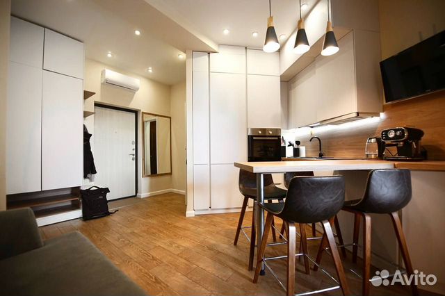 

Квартира-студия, 28 м², 2 кровати