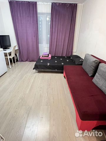 

Квартира-студия, 25 м², 2 кровати