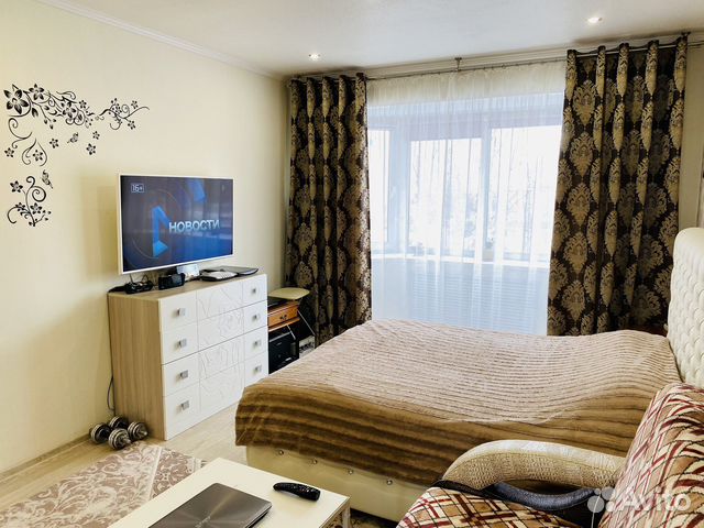 

1-к. квартира, 38,7 м², 2 кровати