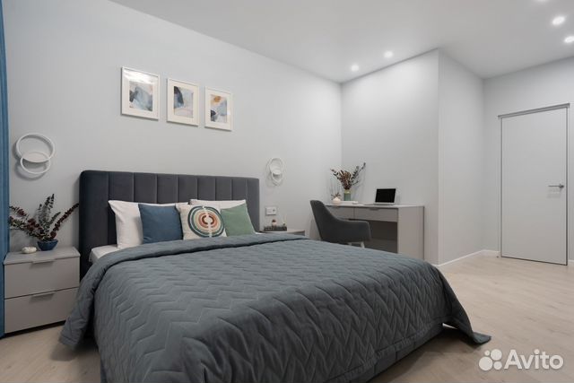 

1-к. квартира, 40 м², 2 кровати