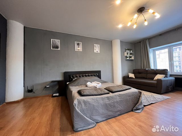

Квартира-студия, 37 м², 2 кровати