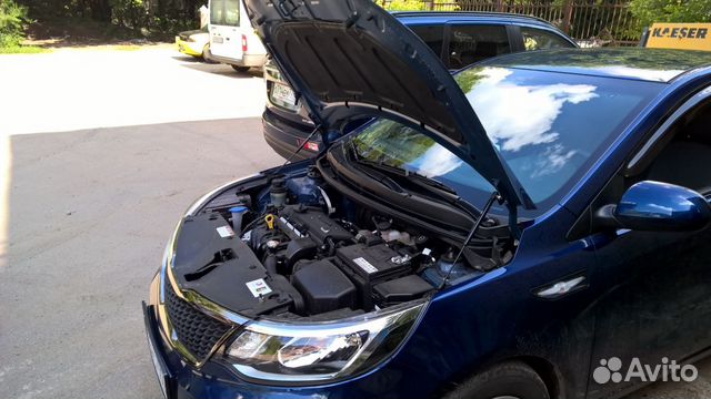 Упоры амортизаторы капота KIA Rio 2010-2016 Упоры амортизаторы капота KIA Rio 2010-2016