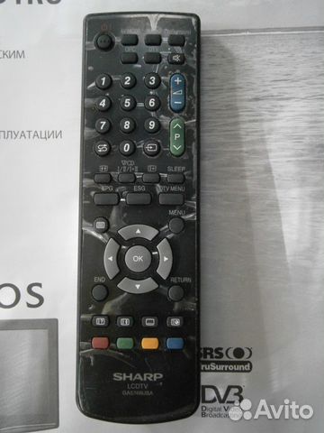 Пульт ду LCD TV sharp оригинал Пульт ду LCD TV sharp оригинал