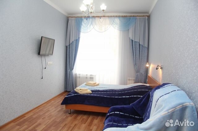 

1-к. квартира, 40 м², 3 кровати