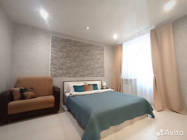 

1-к. квартира, 38 м², 2 кровати