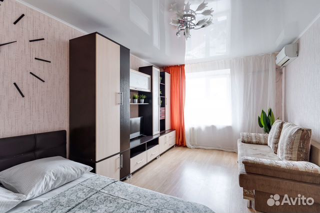

1-к. квартира, 43 м², 2 кровати