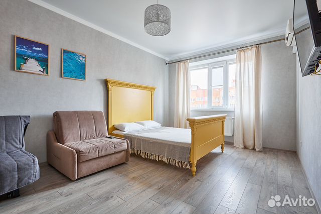 

1-к. квартира, 45 м², 3 кровати