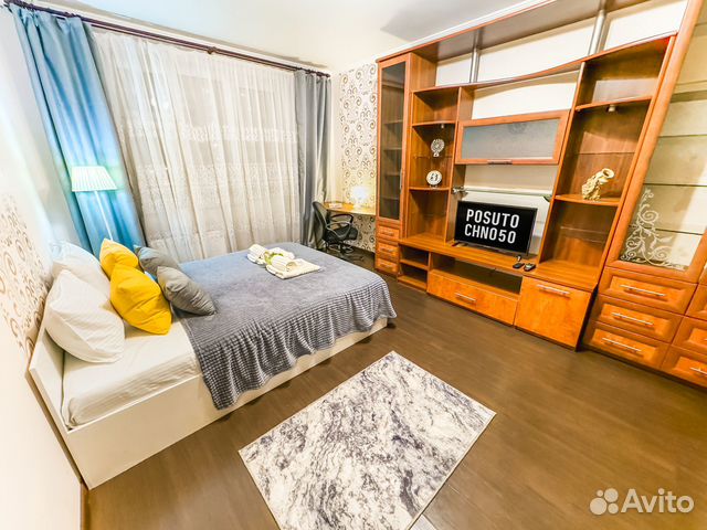 

1-к. квартира, 38 м², 2 кровати