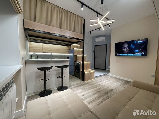 

Квартира-студия, 29 м², 2 кровати