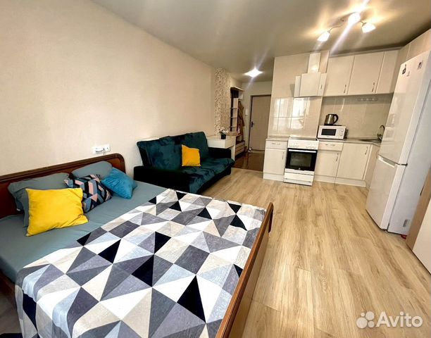 

Квартира-студия, 30 м², 2 кровати