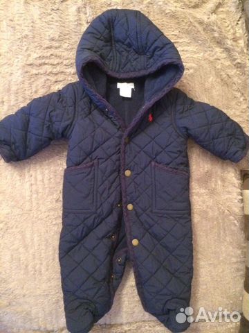 Комбинезон Ralph Lauren, стеганный Комбинезон Ralph Lauren, стеганный