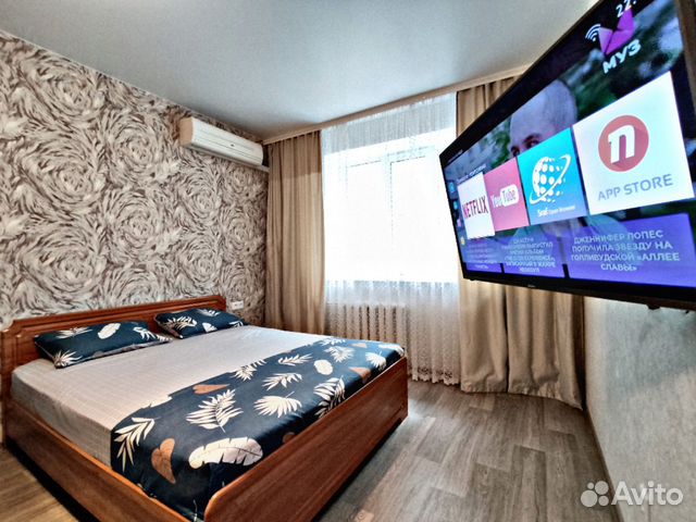 

1-к. квартира, 52 м², 2 кровати