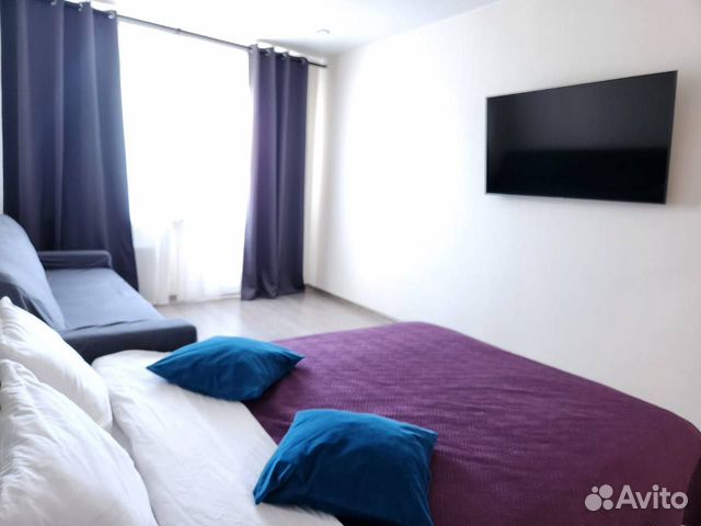 

1-к. квартира, 43 м², 2 кровати